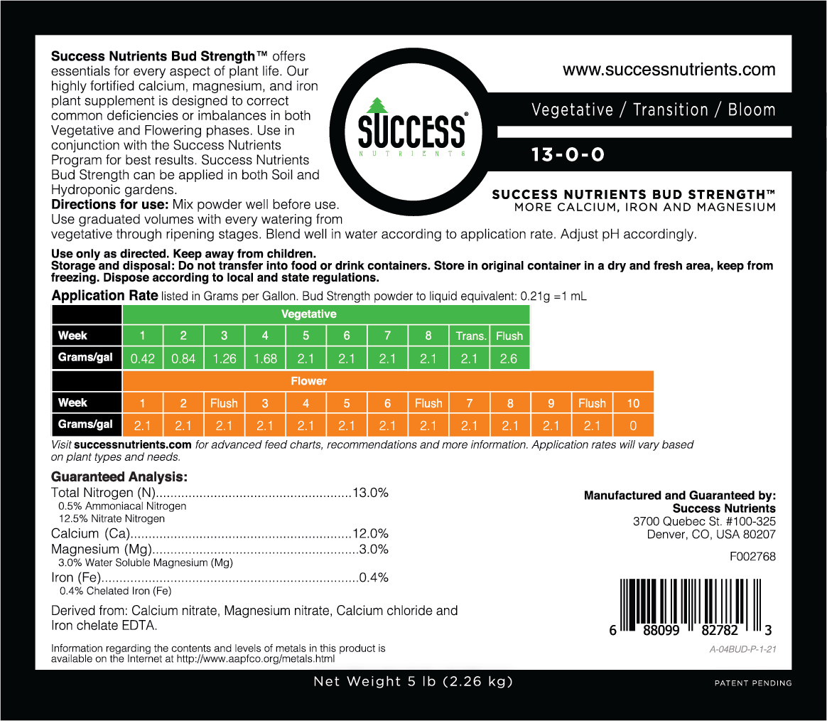 Success Pro | Bud Strength: