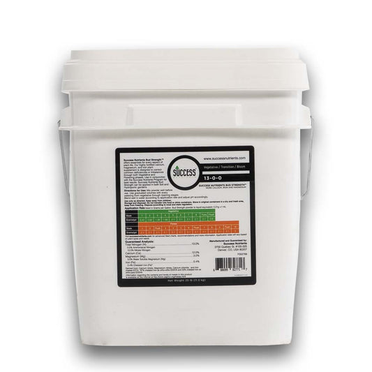 Success Nutrients Bud Strength Pro 25lb back with label