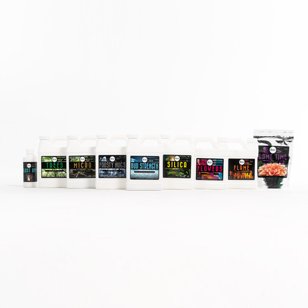 The Success Nutrients Quart Kit contains all products in the line for a smaller grow