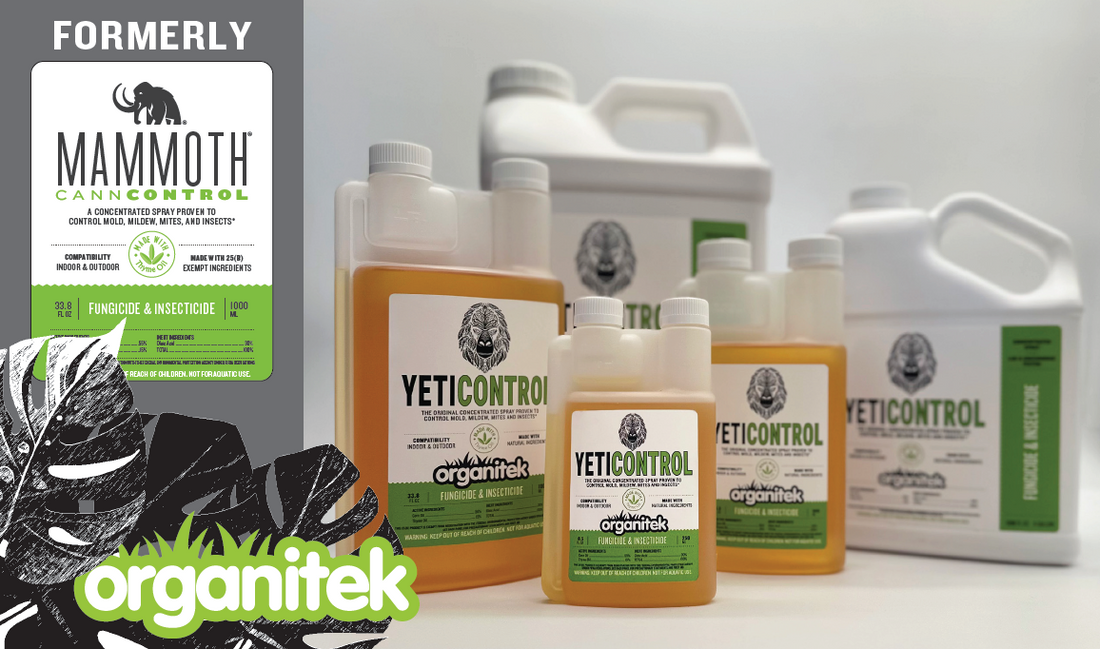 A New Era: The Transition of Mammoth® CannControl from Growcentia to Organitek and the Launch of YetiControl™