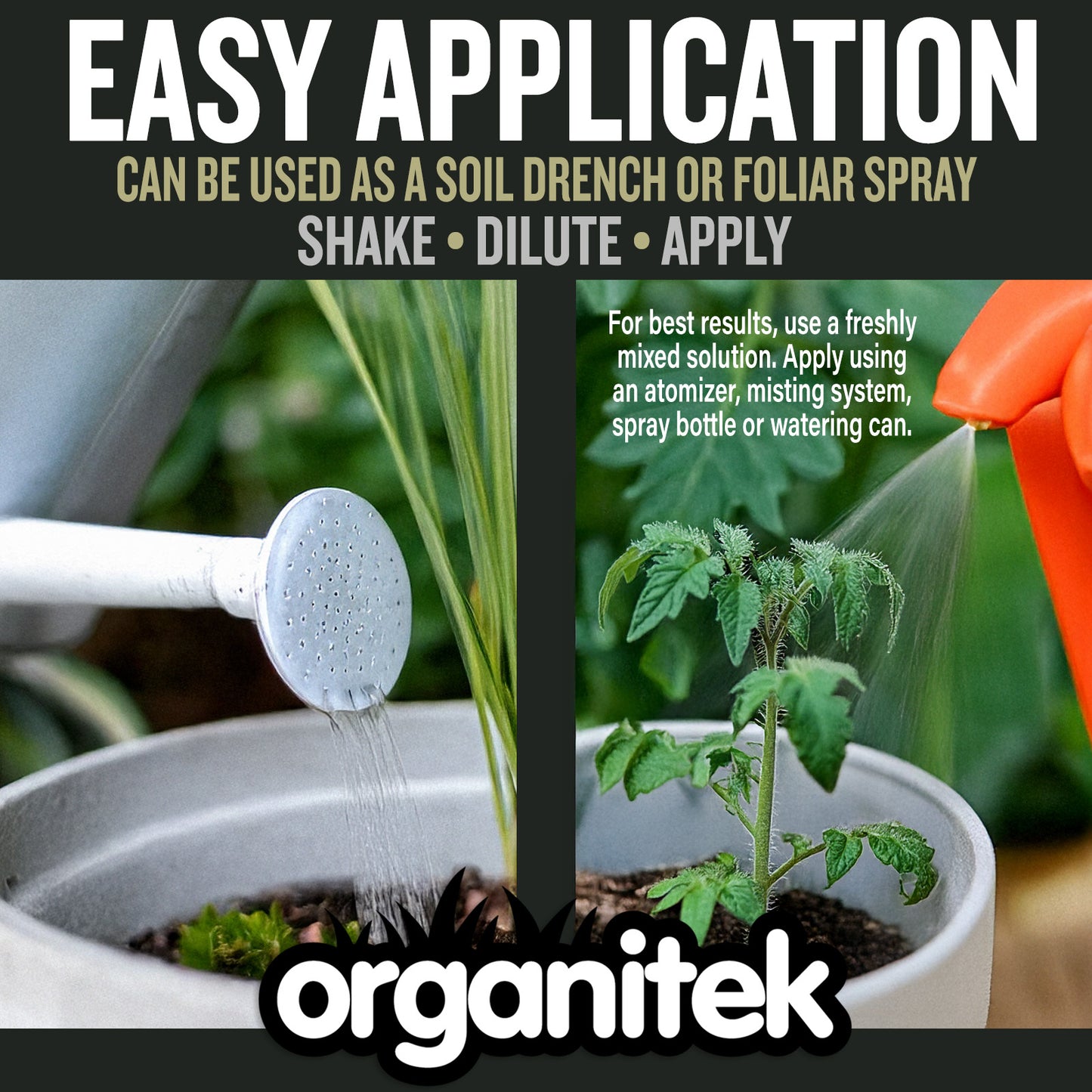 YetiControl may be used as a foliar spray or as a root drench