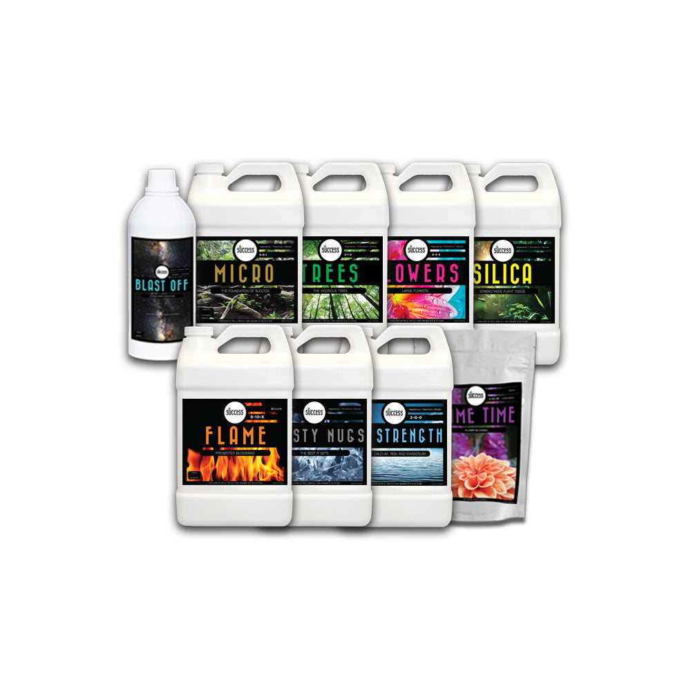 Success Nutrients 1 gallon kit offers the complete system for medium sized gardens